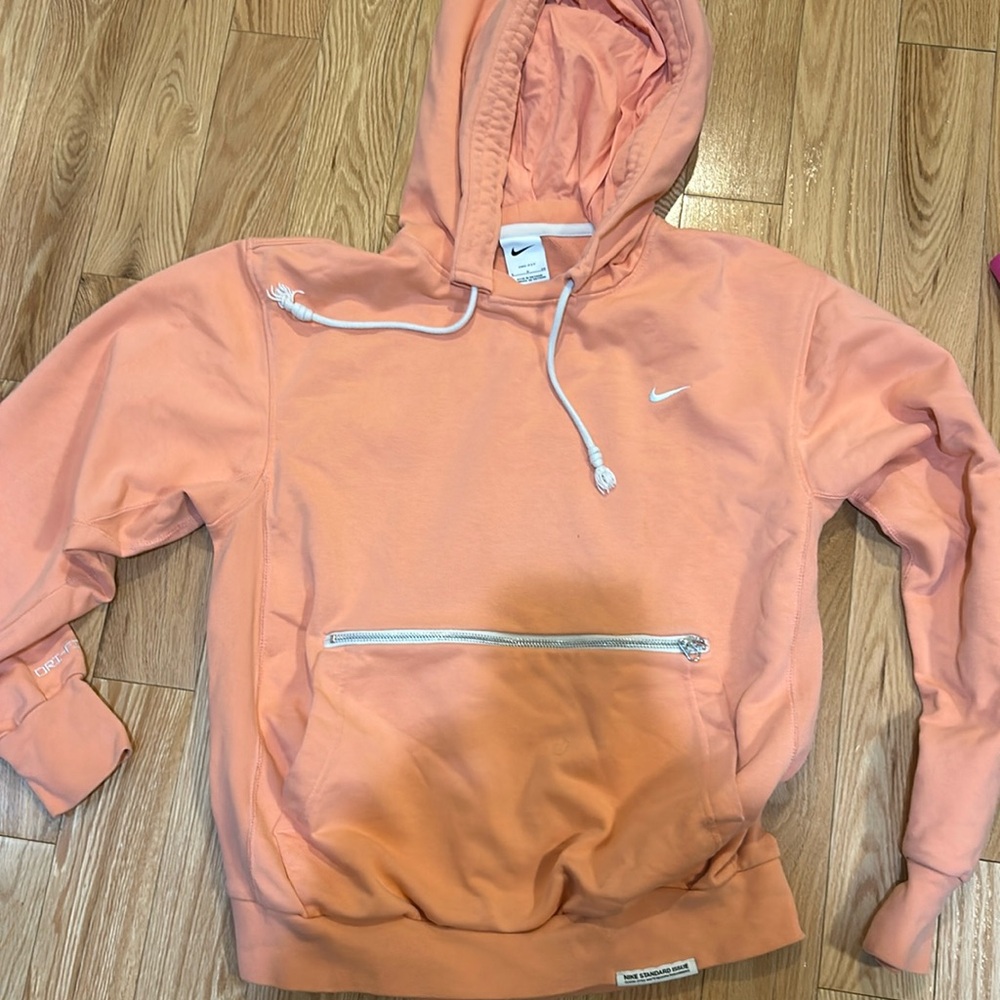 Nike basketball hoodie s small front zipper